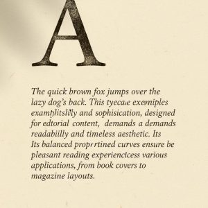 Editorial Serif Family